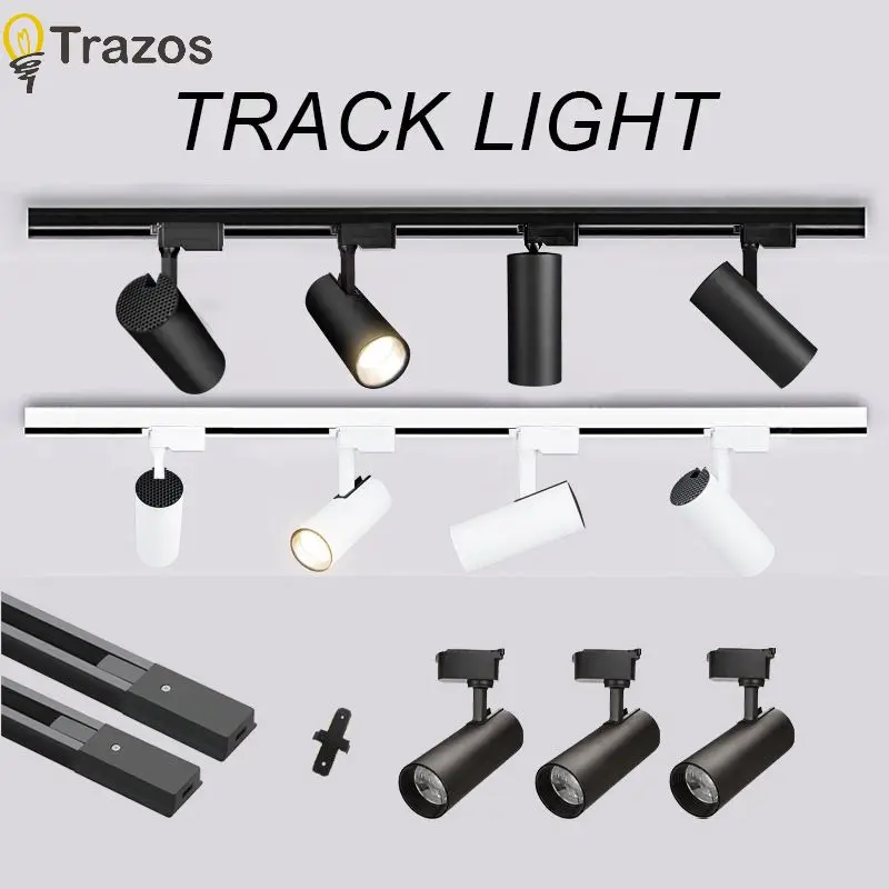 Trazos LED Track Lights Commercial COB Spotlights Clothing Stores Exhibition Halls Shopping Malls High