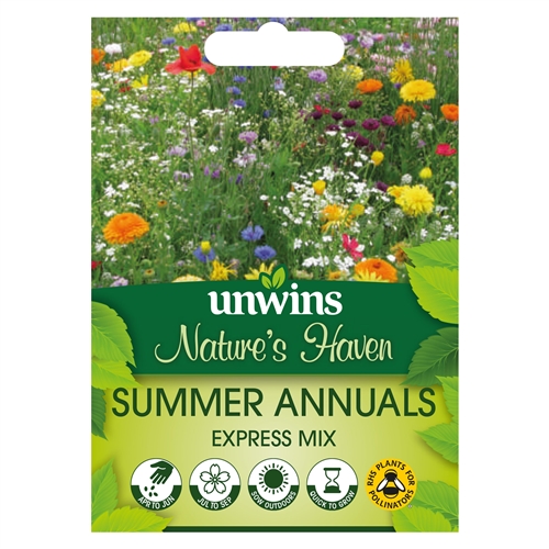 Unwins Nature's Haven Summer Annuals Express Mix