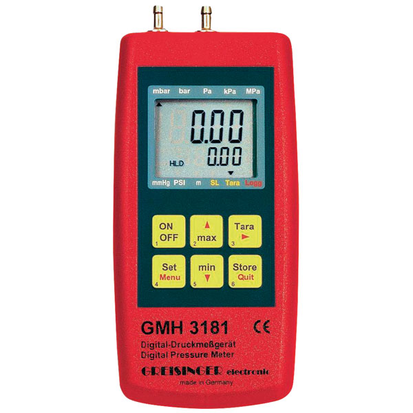 GREISINGER GMH 3181-01 Digital Fine Manometer with Logger
