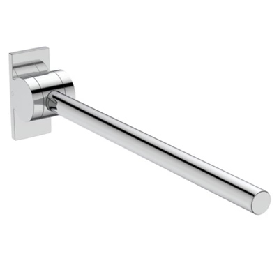 Ideal Standard Concept Freedom Hinged Chrome Effect Straight Support Grab Rail (L)800mm