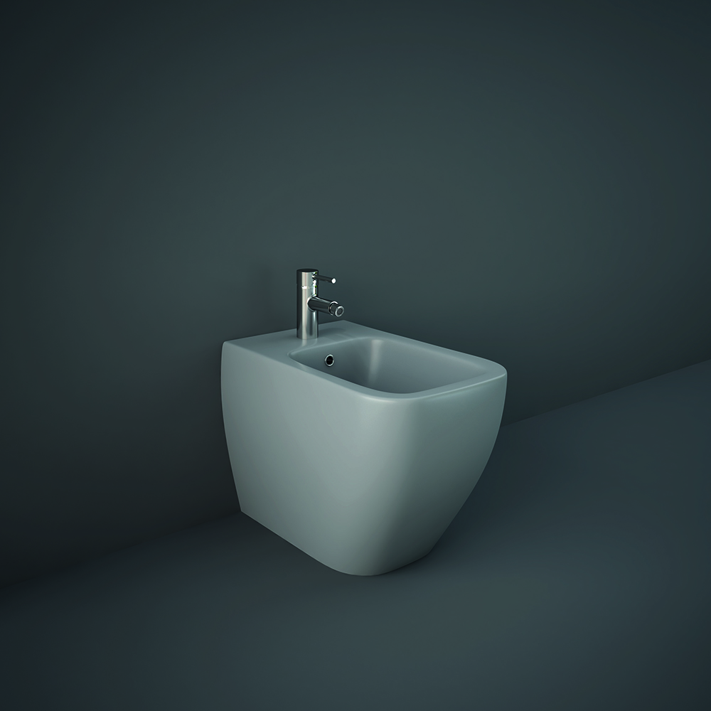 HudsonReed RAK Feeling - Matt Grey Square Back to Wall Bidet