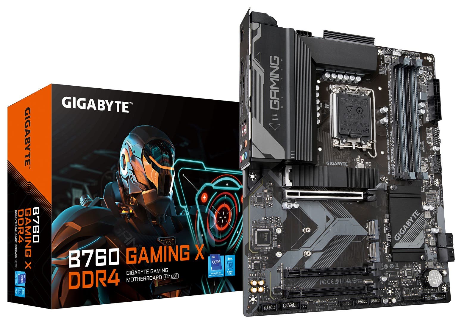 Gigabyte B760 GAMING X DDR4 ATX Motherboard for Intel LGA1700 CPUs