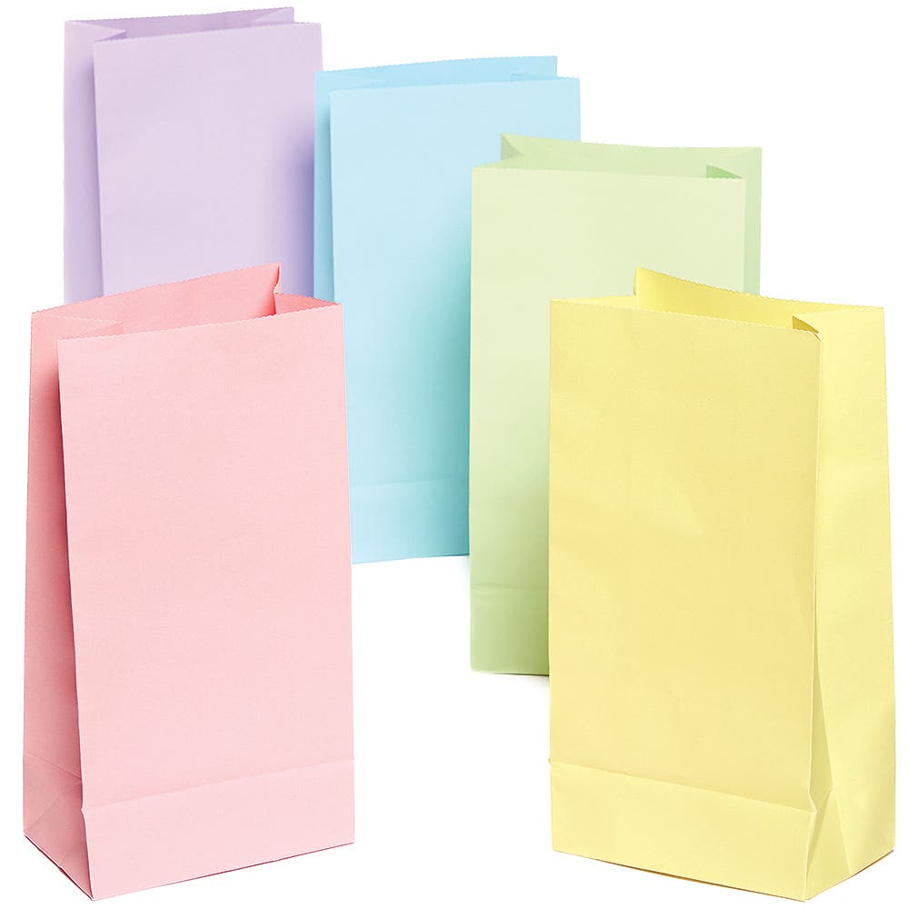 Baker Ross Pastel Party Bags (Pack of 15) Party Supplies