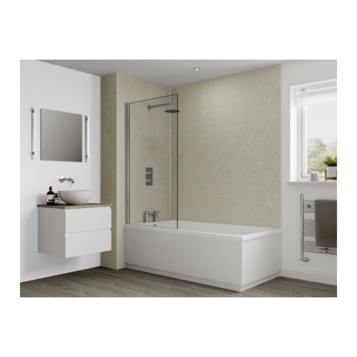 MULTIPANEL Classic Bathroom Wall Panel Warm Mica Unlipped 2400 x 598mm - MP835STD