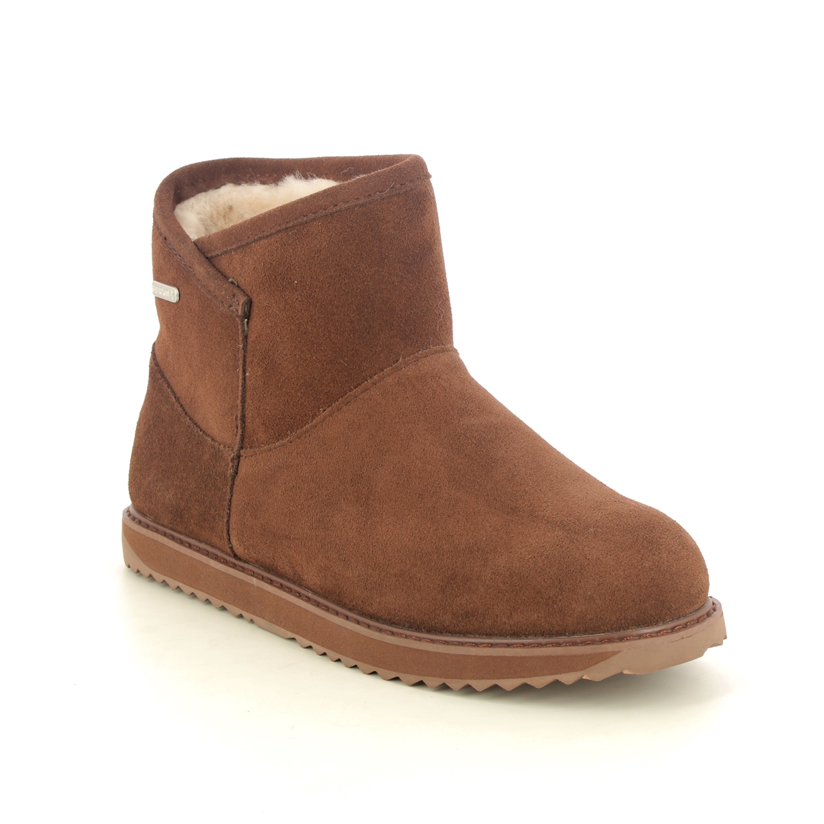 EMU Dofida Mini Tex Brown Suede Womens ankle boots W12645-23 in a Plain Suede Leather in Size 7