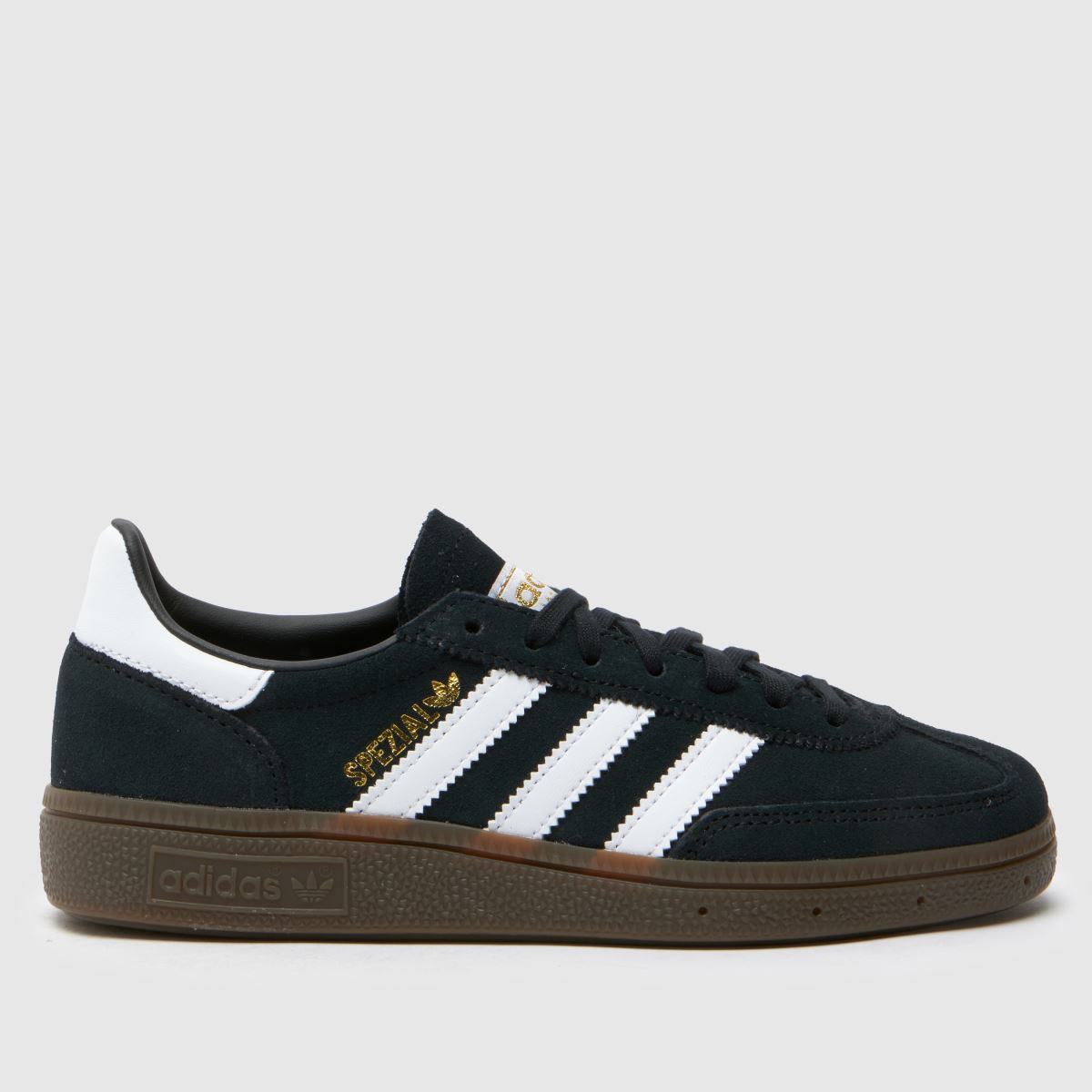 Adidas Black & White Handball Spezial Youth Trainers, Size: 3 (EU 35½)