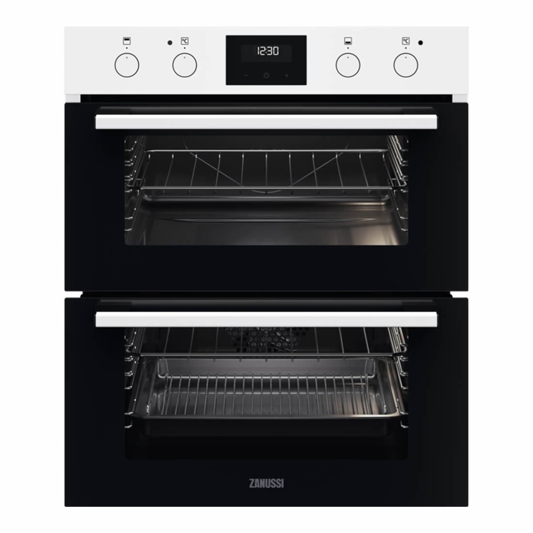 Zanussi ZPHNL3W1 Built Under Electric Double Oven - White - A/A Rated