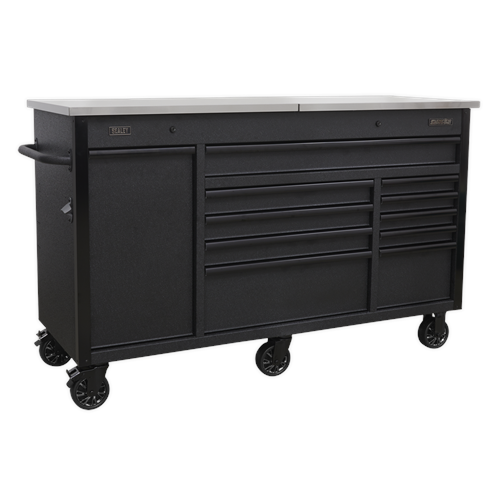 Premier Mobile Tool Cabinet 1600mm with Power Tool Charging Drawer