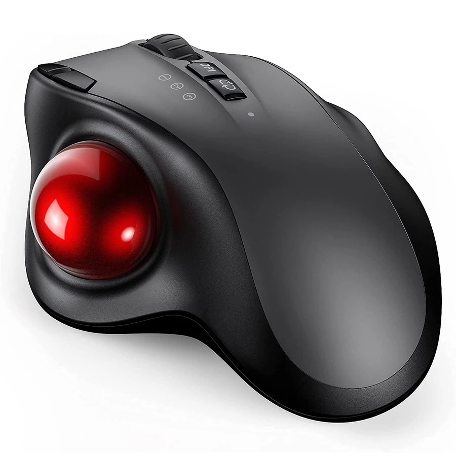 Seenda Trackball Wireless Rechargeable Mouse Bluetooth 2.4G USB Ergonomic Mice for Computer PC Android