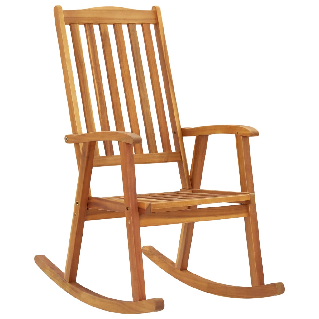 VidaXL Rocking Chair Solid Acacia Wood