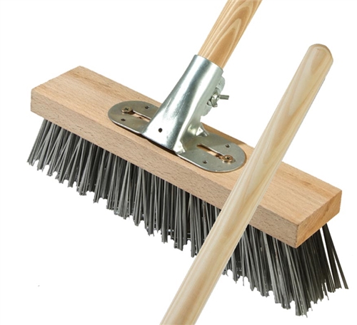 Garland Wire Broom 30cm (12") with Wooden Handle