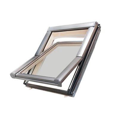 SITE Standard Anthracite Aluminium Alloy Centre Pivot Roof Window, (H)980mm (W)780mm