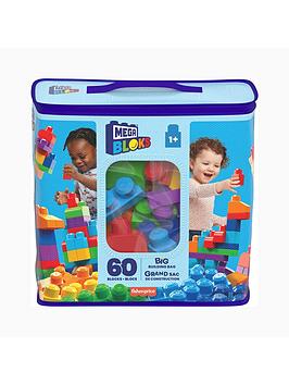 Mega Bloks 60 Piece First Builders Big Building Bag- Classic