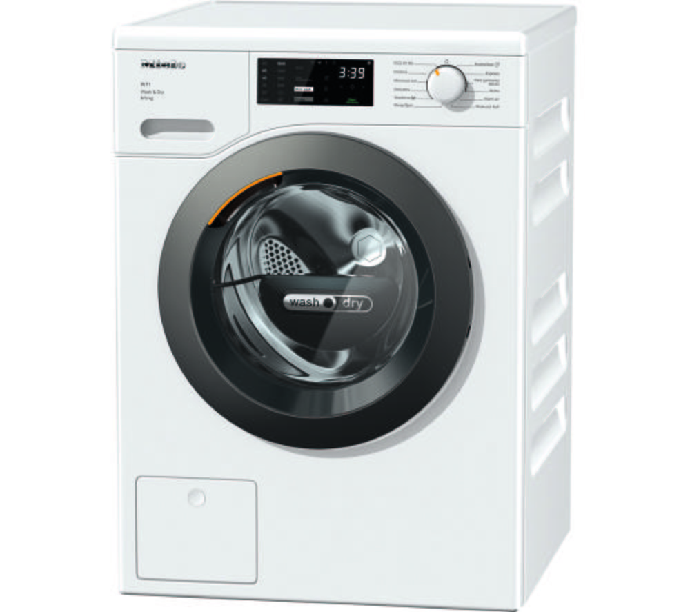 Miele WT1F WTD160 WCS WiFi-enabled 8 kg Washer Dryer - White, White