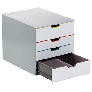 Durable Schubladenbox Varicolor Mix 4 Fächer Mehrfb