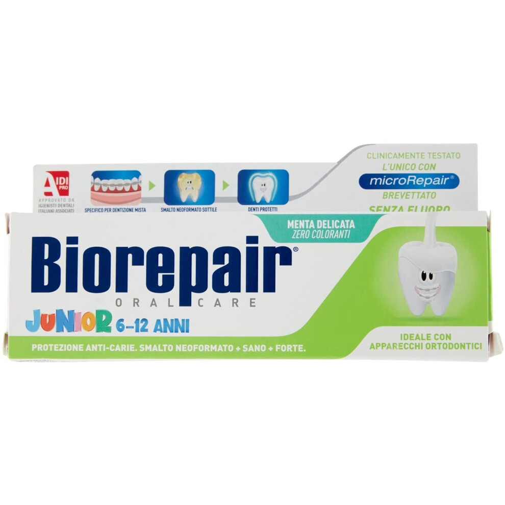 Biorepair dentifricio junior 7-14 anni 75ml