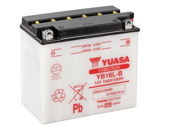 YUASA Battery Conventional without Acid Pack - YB16L-B