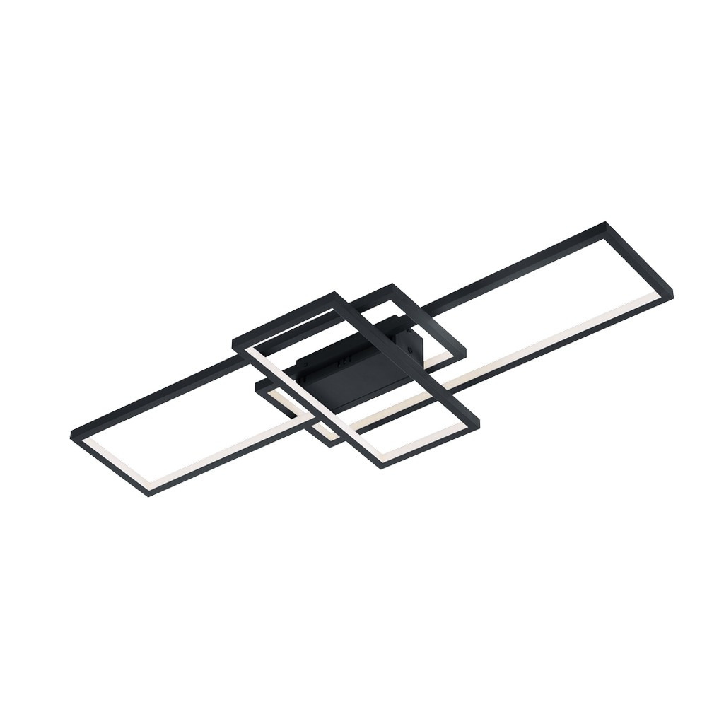Trio Lighting Trio WiZ Thiago LED ceiling light 104cm anthracite