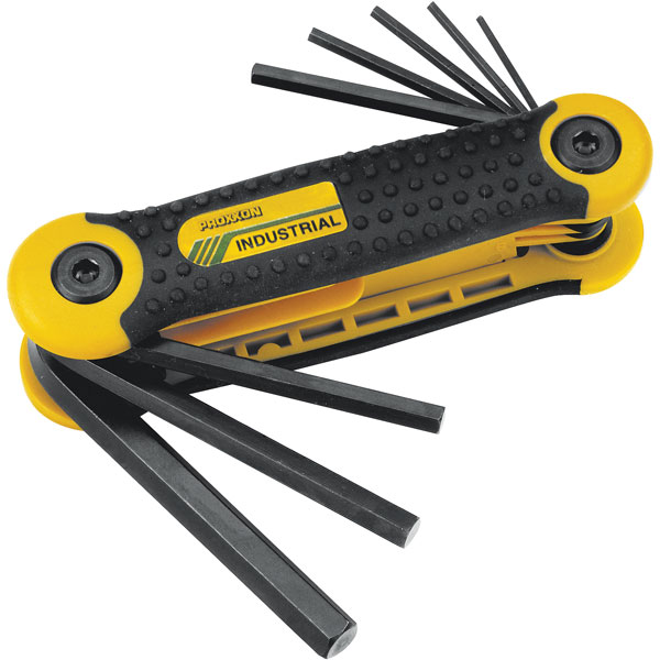Proxxon 8 Piece Folding Metric Hex Key Set - 1.5 to 8mm