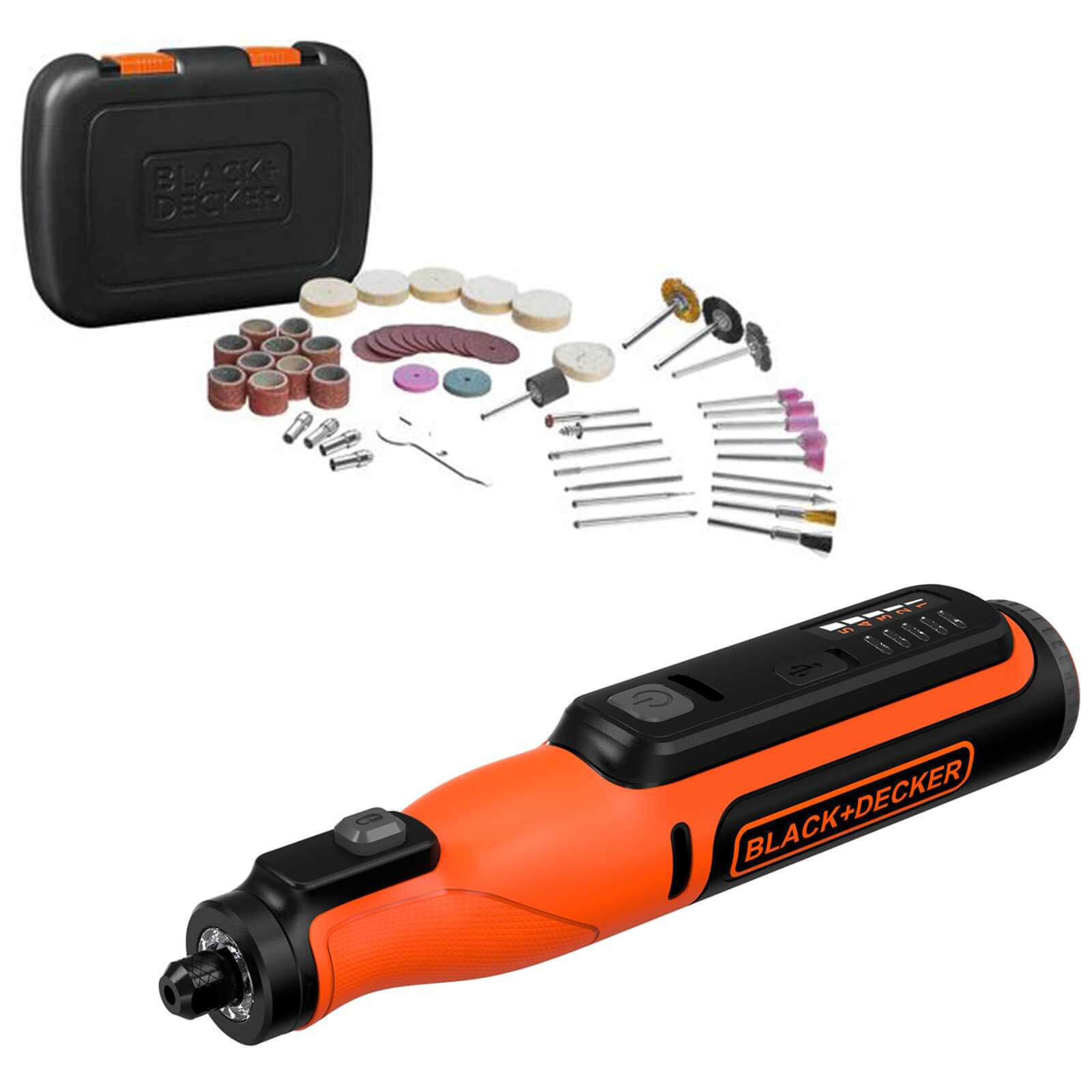BLACK+DECKER Black + Decker Rotary Tool + Accessories