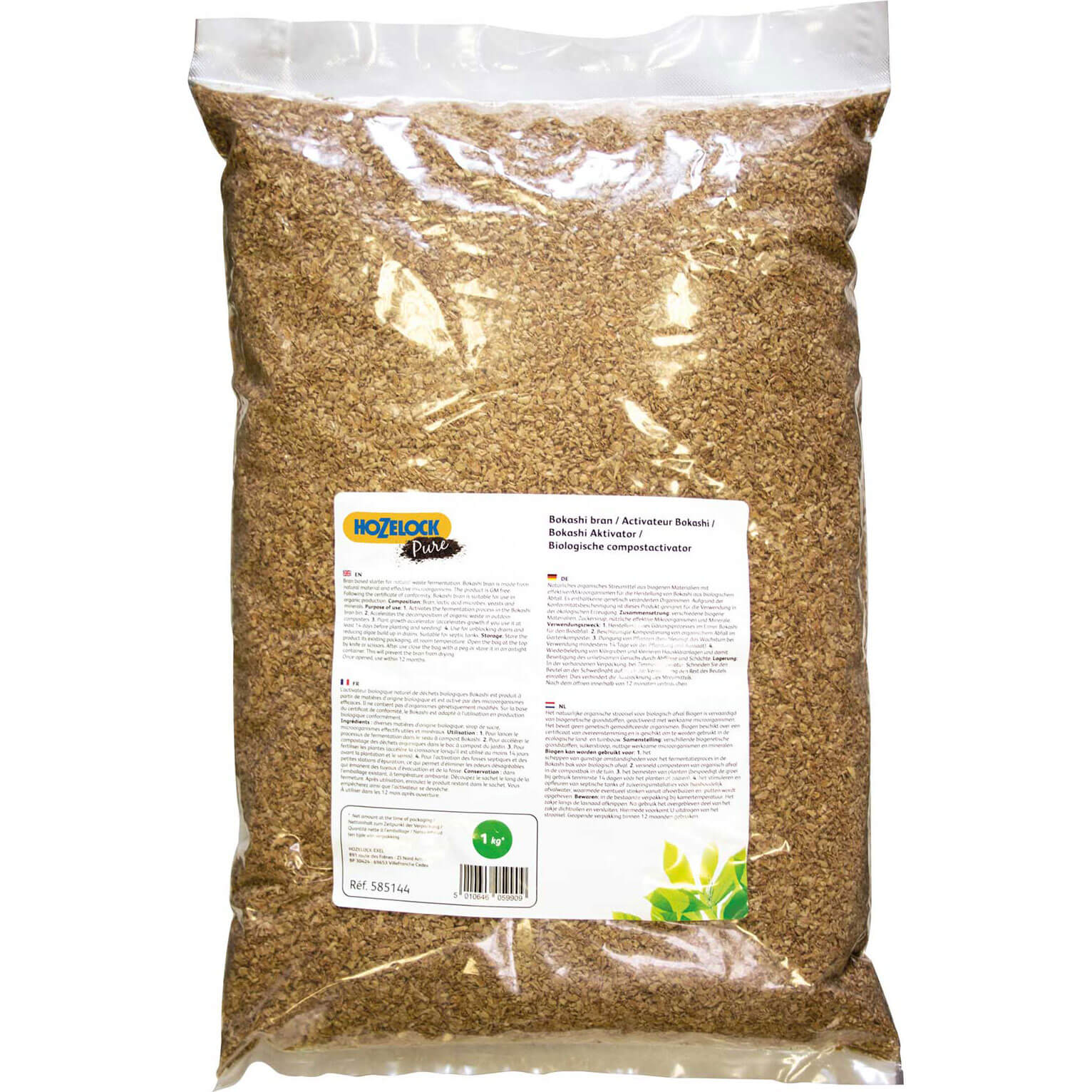 Hozelock Kitchen Waste Bokashi Composter Bran Refill Pack, 1kg