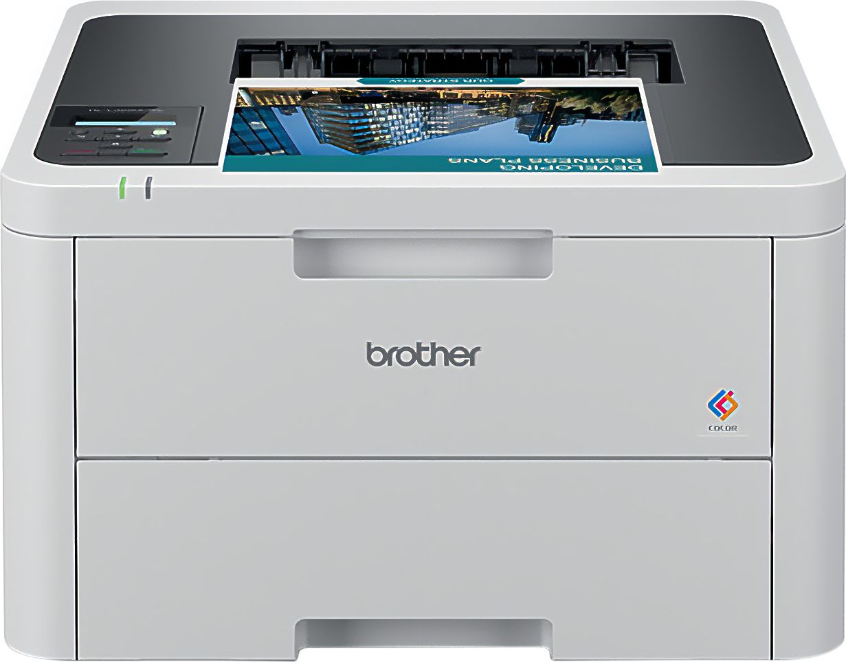 Brother EcoPro HLL3220CWE Wireless Laser Printer, White