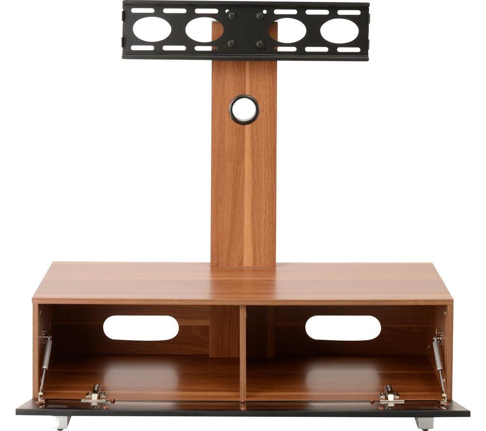 TTAP MUN1250WAL Stand with Bracket - Walnut, Brown