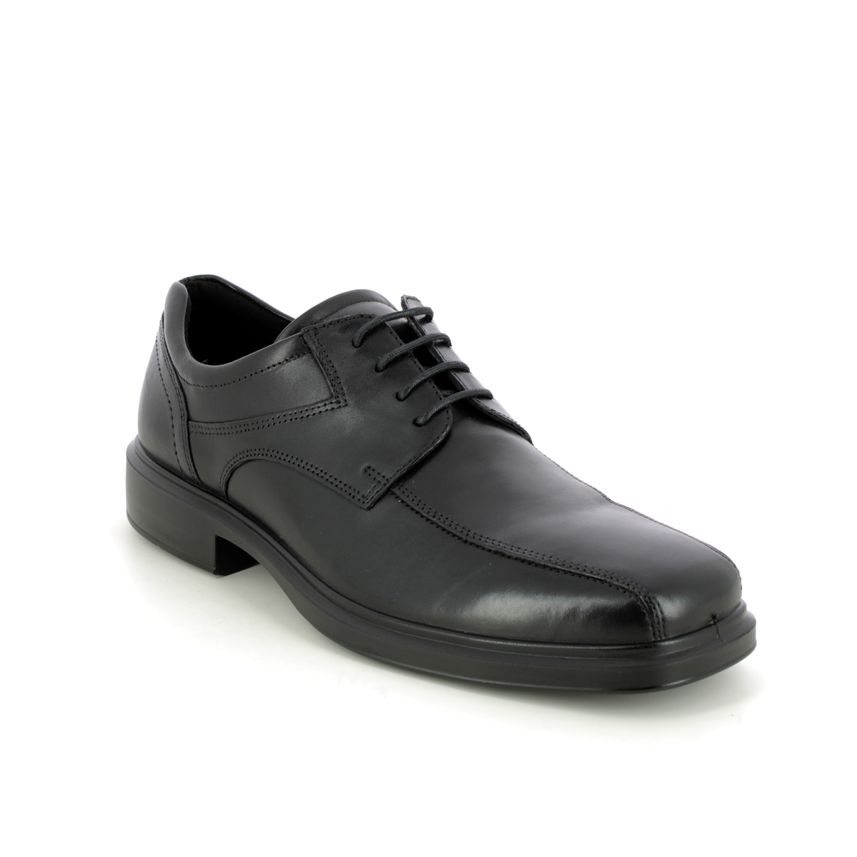 ECCO 500174-01001 Helsinki 2 Tram Black Leather Mens Formal Shoes