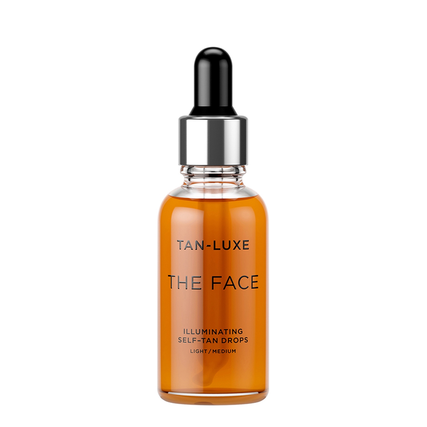 Tan Luxe The Face Illuminating Self-Tan Drops Light/Medium 30ml-No Colour No Colour