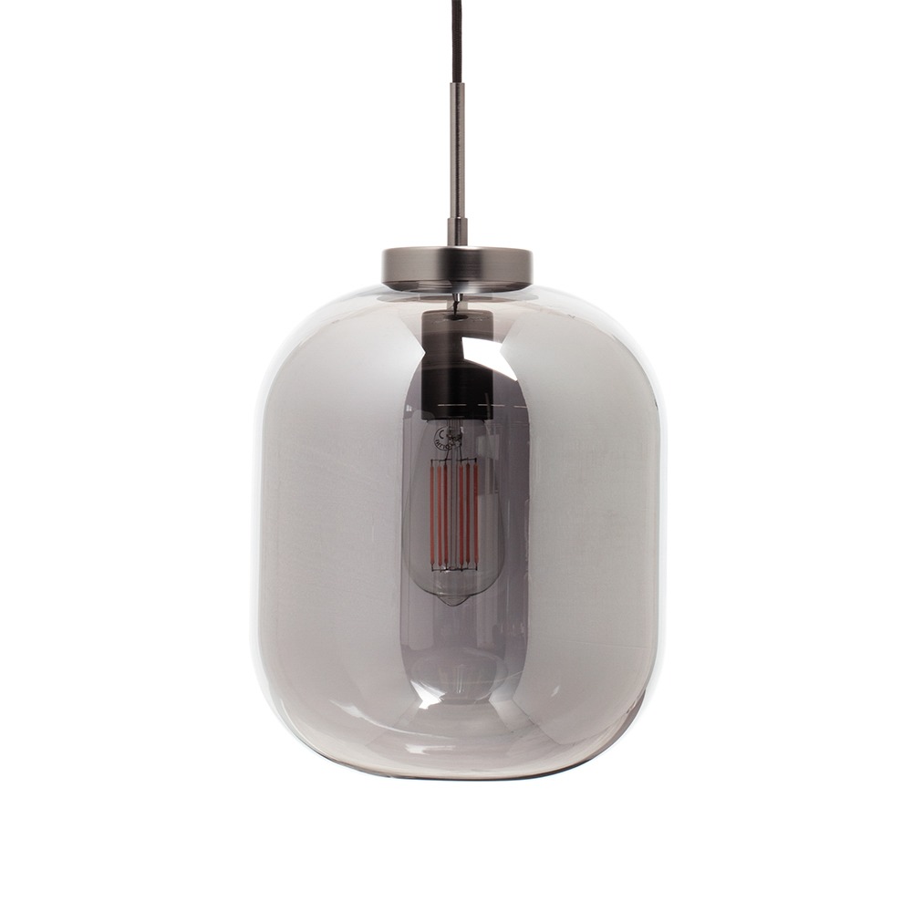 BHS Lighting Draper Pendant Ceiling Light|grey
