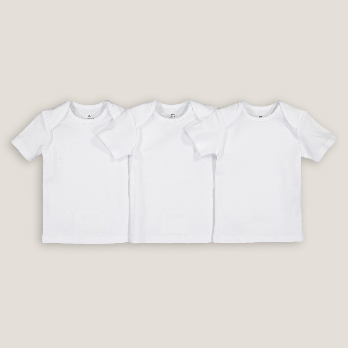 La Redoute Collections Pack Of 3 Vests In Organic Cotton By La Redoute