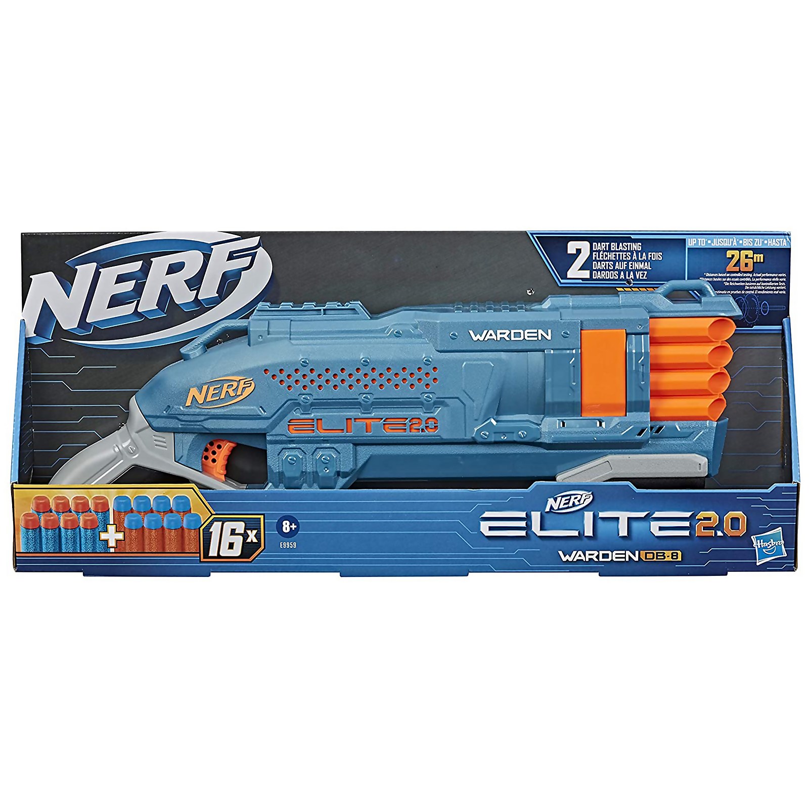 Nerf Elite 2.0 Warden DB-8 Blaster
