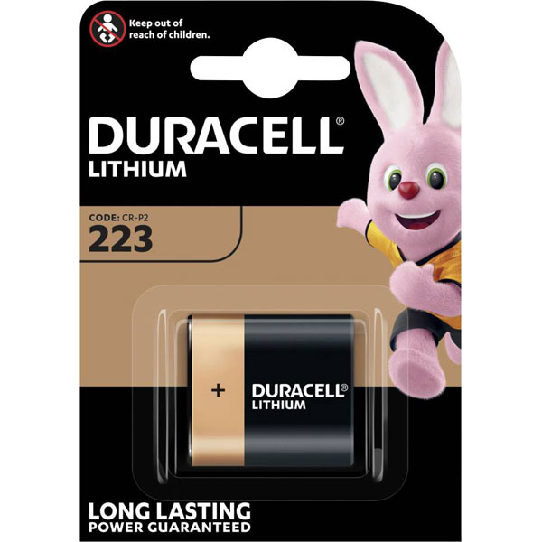 Duracell Lithium Manganese Dioxide 6V, CRP2 Lithium Speciality Size Battery