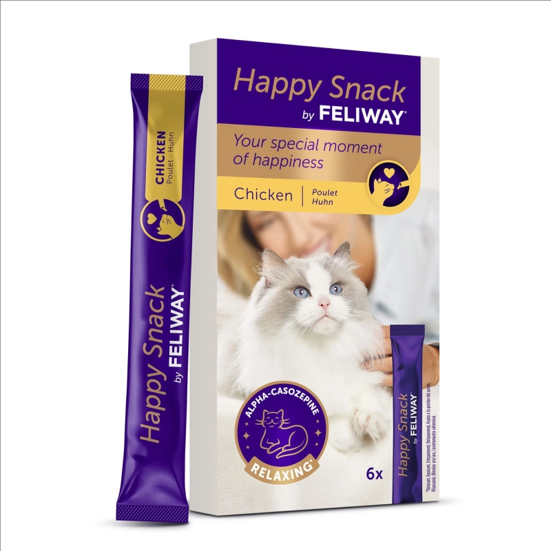 Feliway Happy Snack Treats For Cats And Kittens 6 Pack