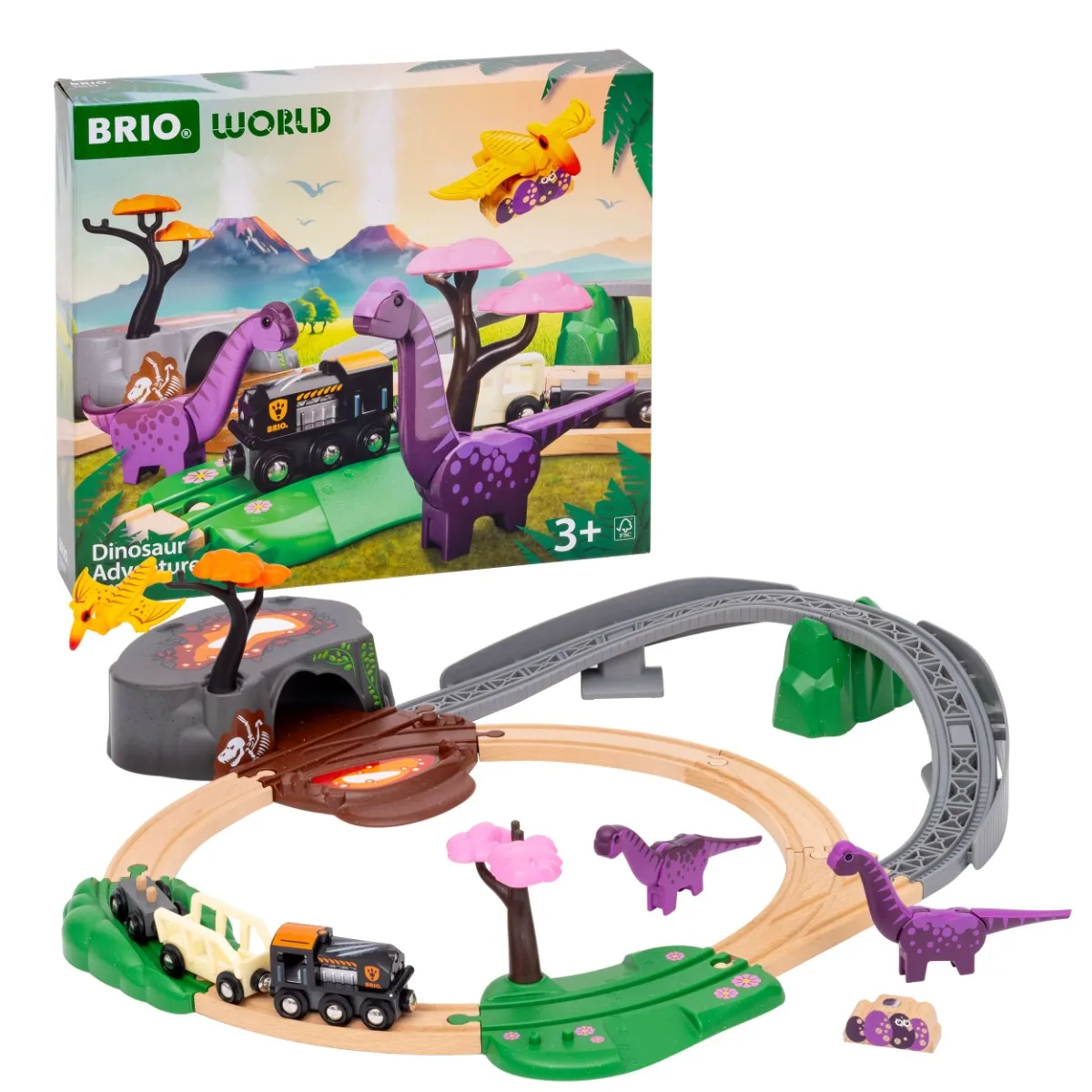 BRIO World Dinosaur Adventure Set