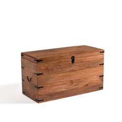 La Redoute Interieurs Mang Solid Mango Wood XL Trunk by La Redoute