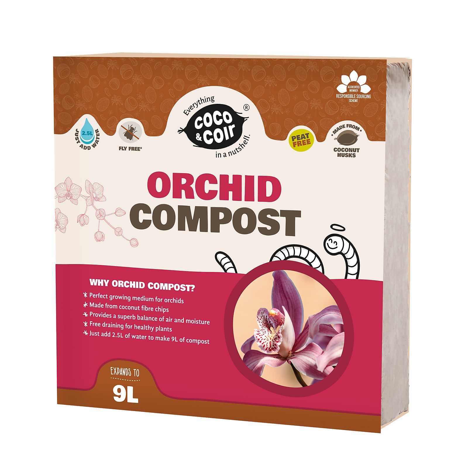 Coco & Coir Orchid Compost 9L