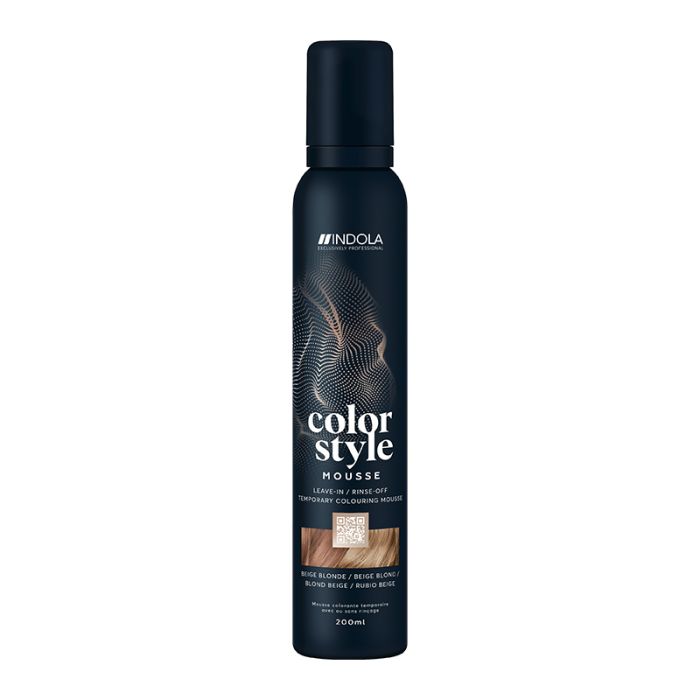 Indola Colour Style Mousse Temporary Colour Beige Blonde 200ml