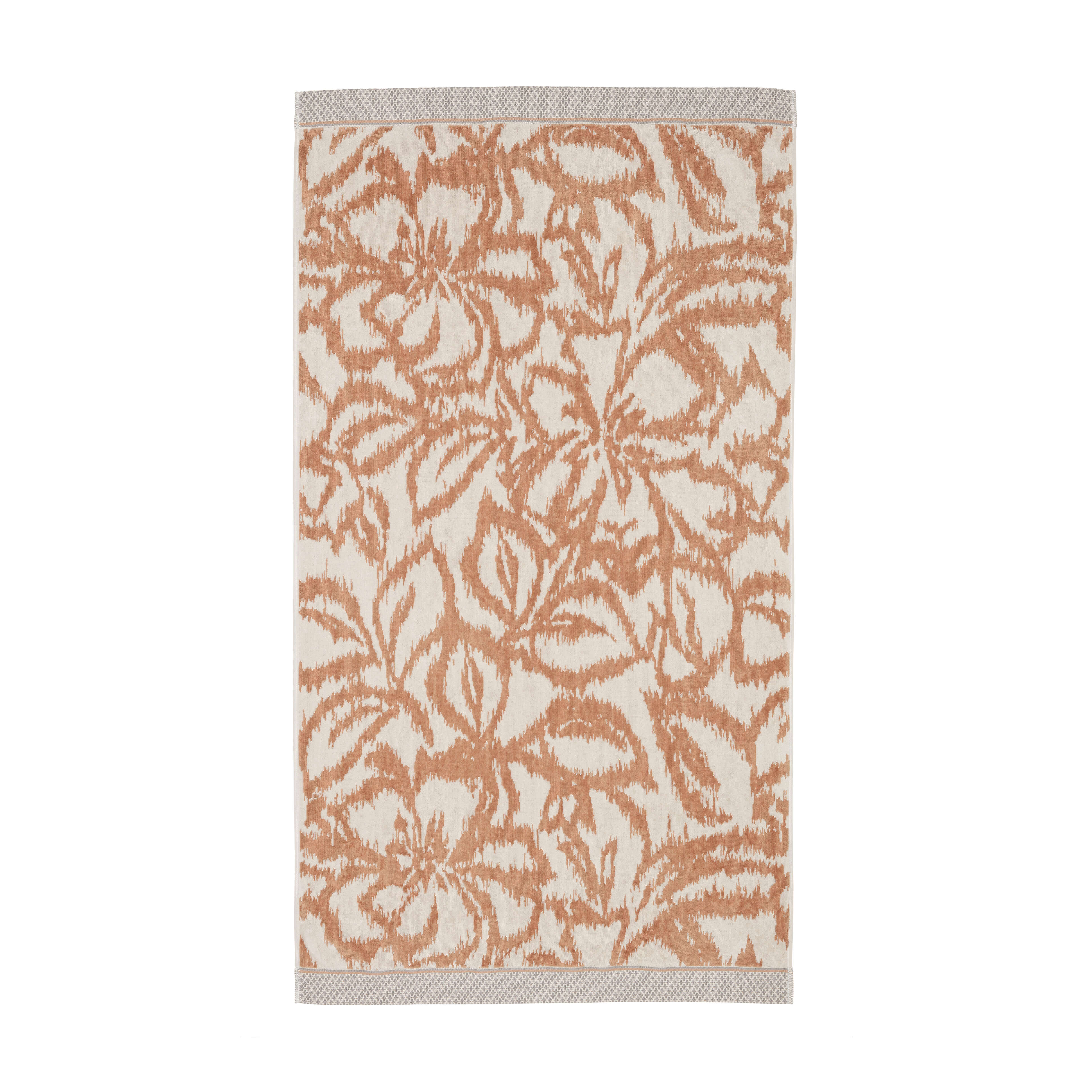 Bedeck Of Belfast Asha Towels Bath Gold & Grey brown,gray,white