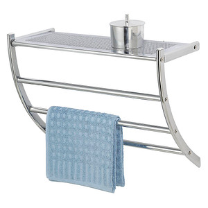 Wenko Pescara Wall Mounted Towel Rail gray