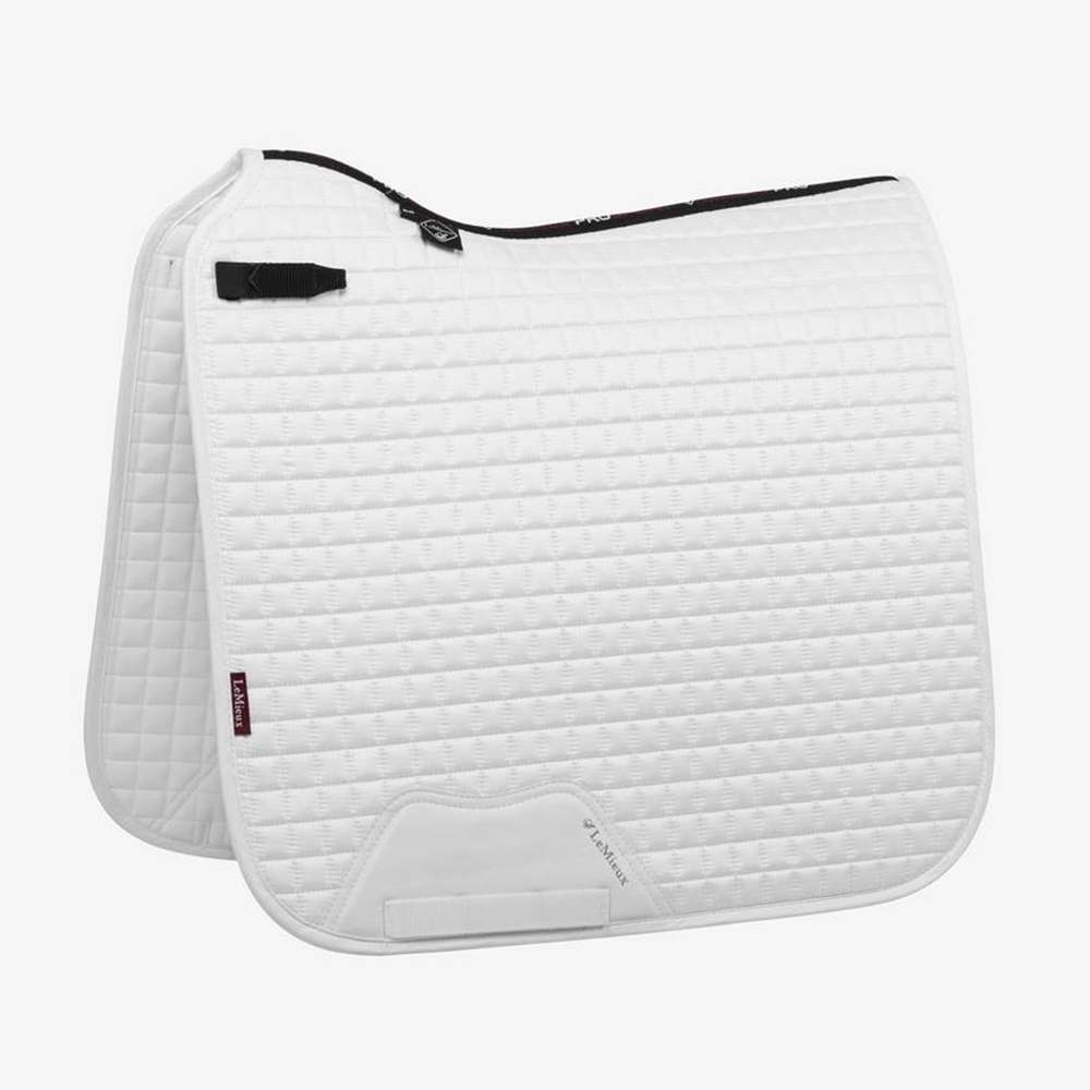 LeMieux Saddle Pads | LeMieux ProSport Suede Dressage Square Colour White Size Full (L)