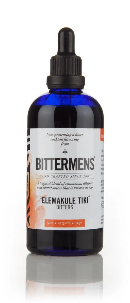 Bittermens Elemakule Tiki Bitters No Box / Torn Label | ABV 44% 15cl