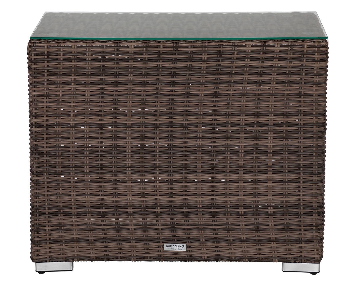 Rattan Direct Rattan Garden High Dividing Table in Truffle Brown - Florida