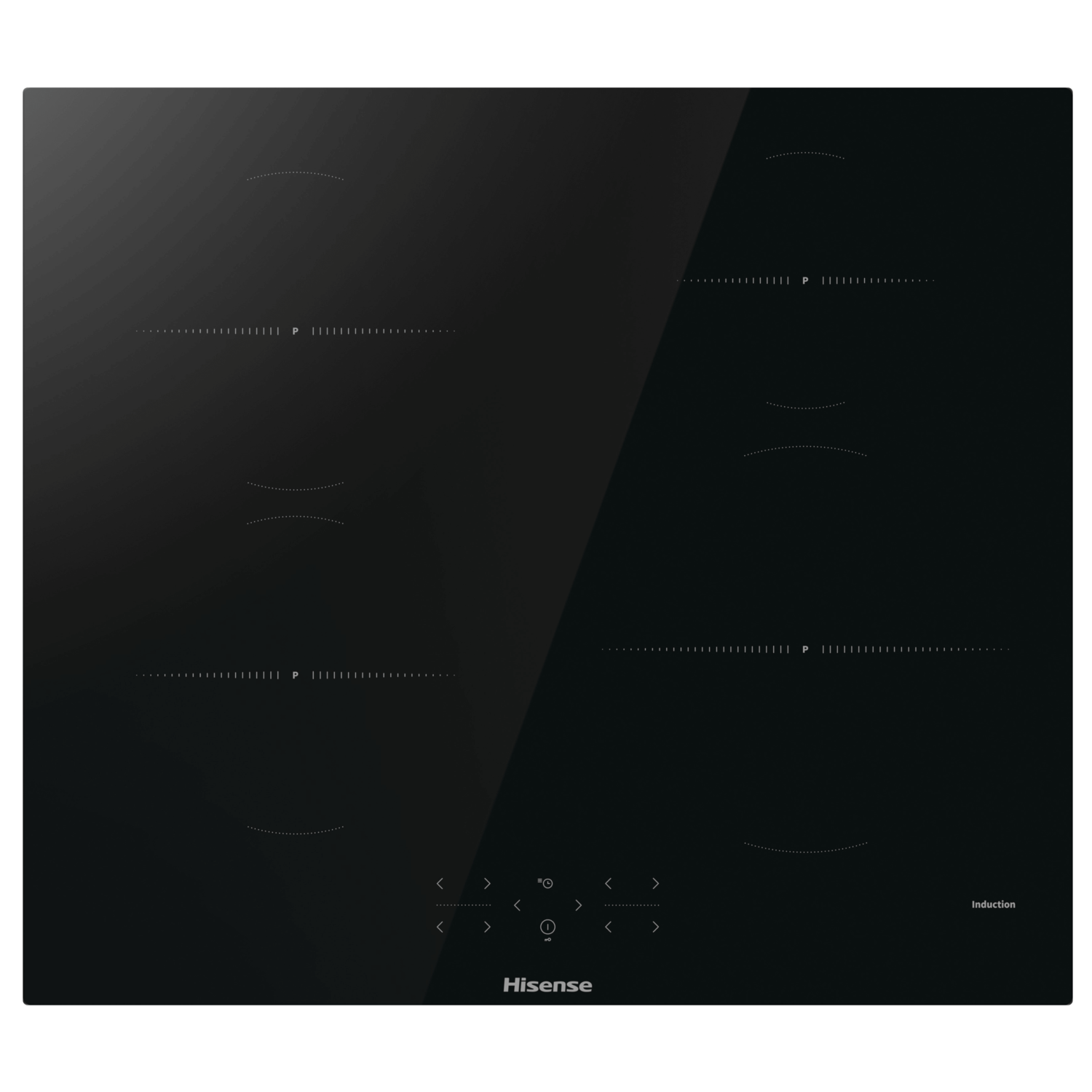 Hisense Hi6401bsc 60cm Induction Hob - Black, Black