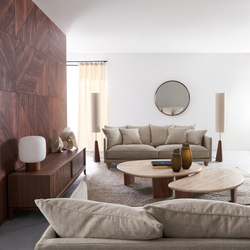 AM.PMMesa baja de travertino, Guimel | talla única