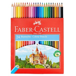 Faber Castell Faber Colouring Pencils Carton Box Of 24
