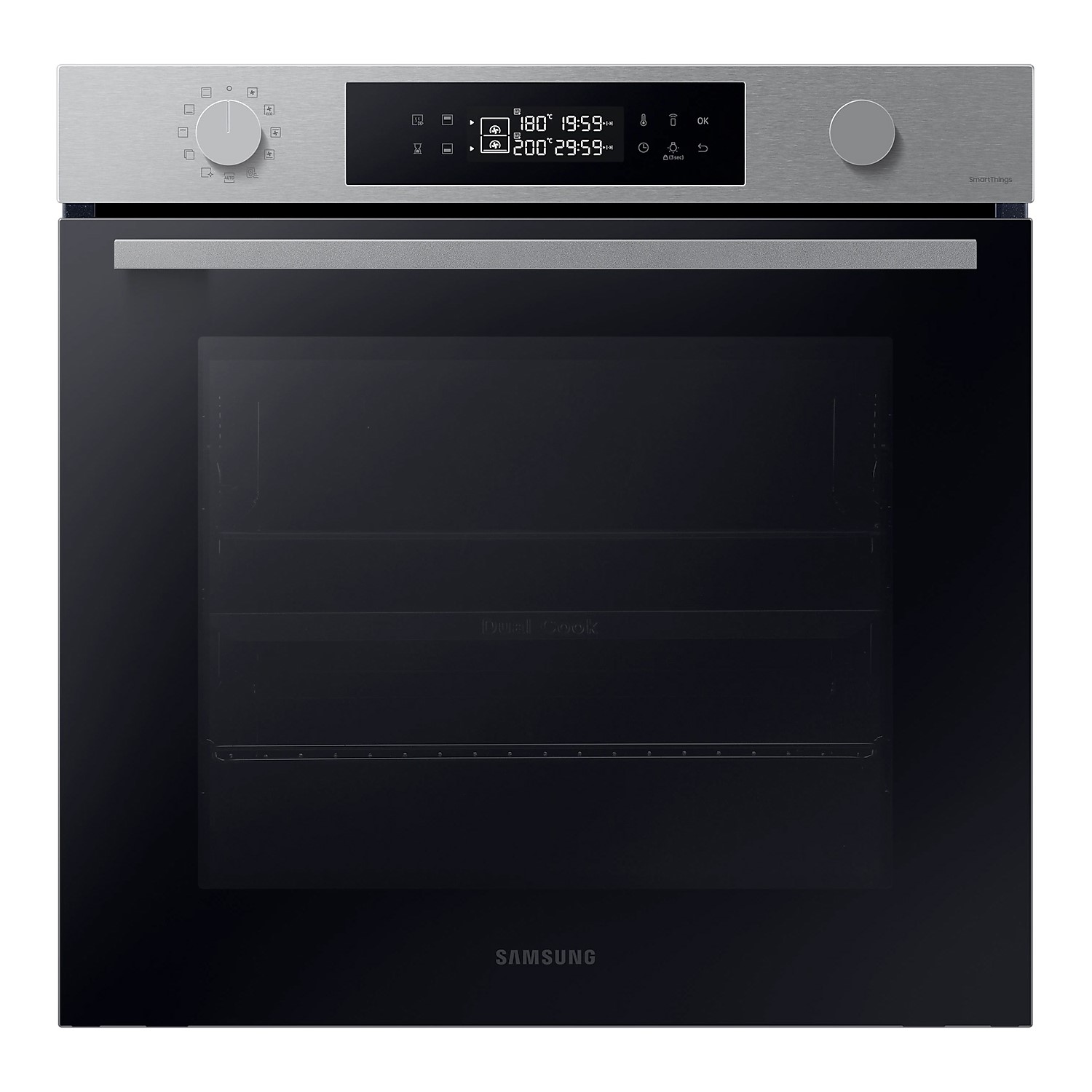 Samsung Series 4 Dual Cook NV7B4430ZAS Wifi Connected Built In Electric Single Oven - Stainless Steel - A+ Rated