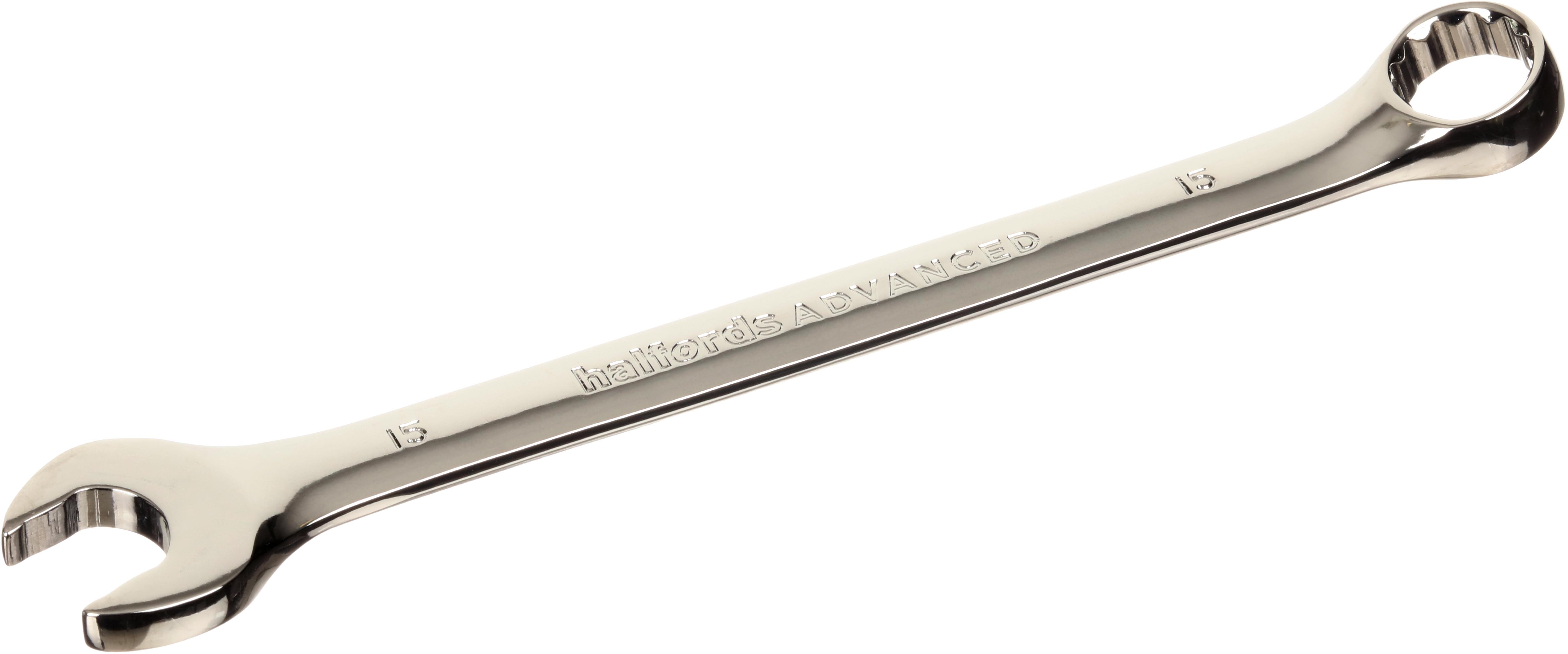 Halfords Advanced Combination Spanner With Surface Drive Plus 15Mm