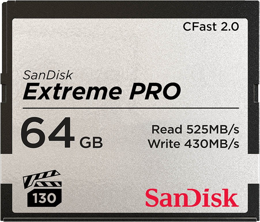 SanDisk 64GB CFast 2.0 Extreme Pro