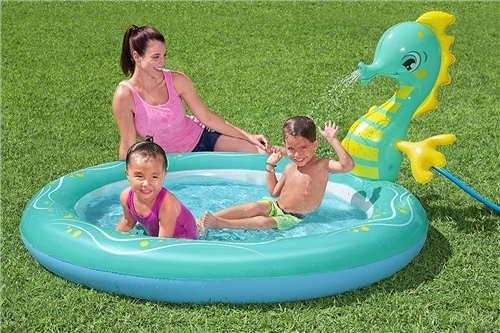 Bestway Seahorse Sprinkler Paddling Pool